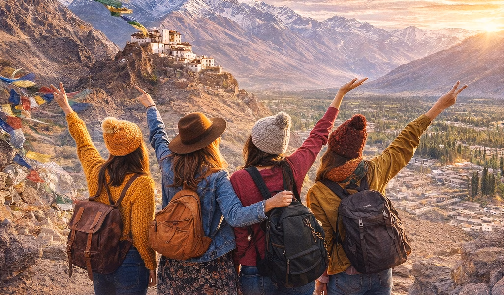 women-group tour to ladakh