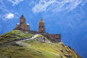 The Gergeti Trinity Church of Georgia